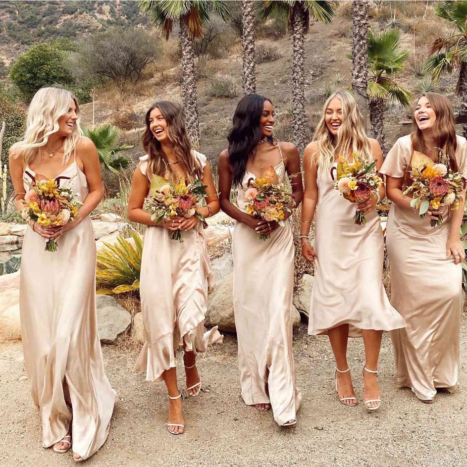 Bridal Bliss: 15 Beautiful Bridesmaid Matching Outfit Colors and Stylish Combinations