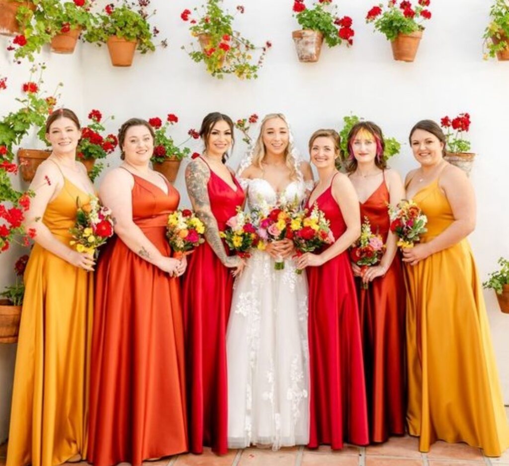 Bridal Bliss: 15 Beautiful Bridesmaid Matching Outfit Colors and Stylish Combinations