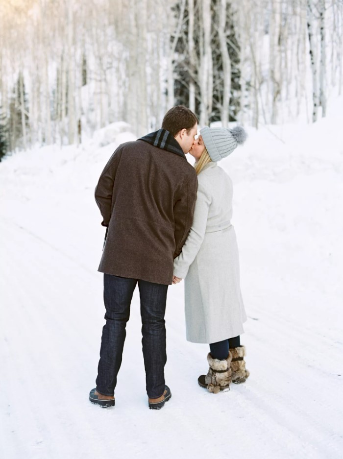 Couple in the snow