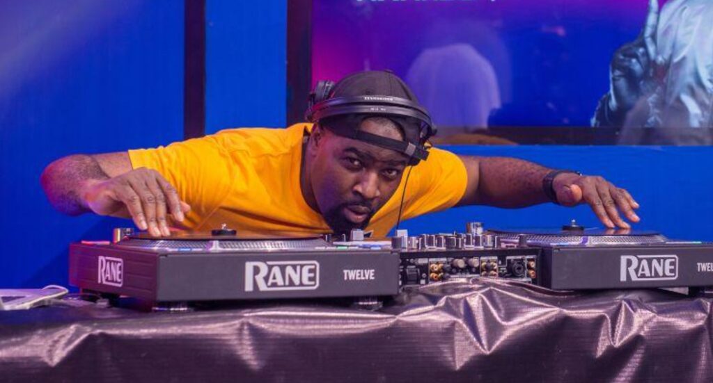 A famous African DJ on duty entertaining his audience. Image Source: musicinafrica 