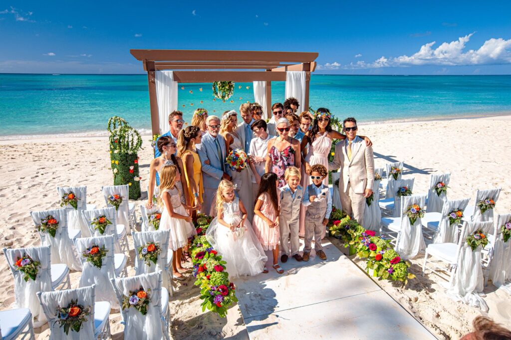 Picture: Beachfront wedding at Beaches Turks & Caicos.