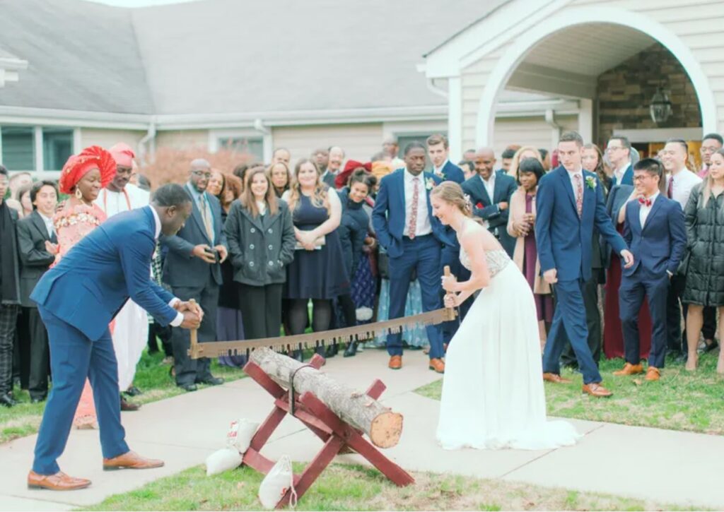 German-Nigerian Multicultural Wedding in Midlothian, Virginia between Althea and Seyi. Photo: Marshall Arts Photography