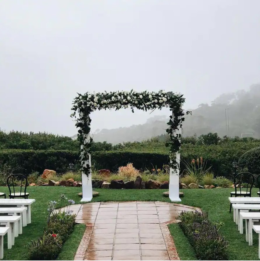 A wedding setup at the Suikerbossie Restaurant. Photo: @suikerbossie_restaurant Source: Instagram