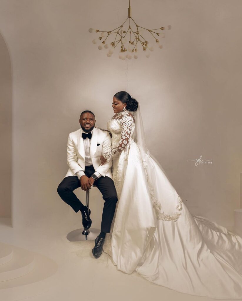 Gospel ministers Sunmisola Agbebi and Yinka Okeleye’s wedding. Image Source: Instagram Photography @yemikingsstudios