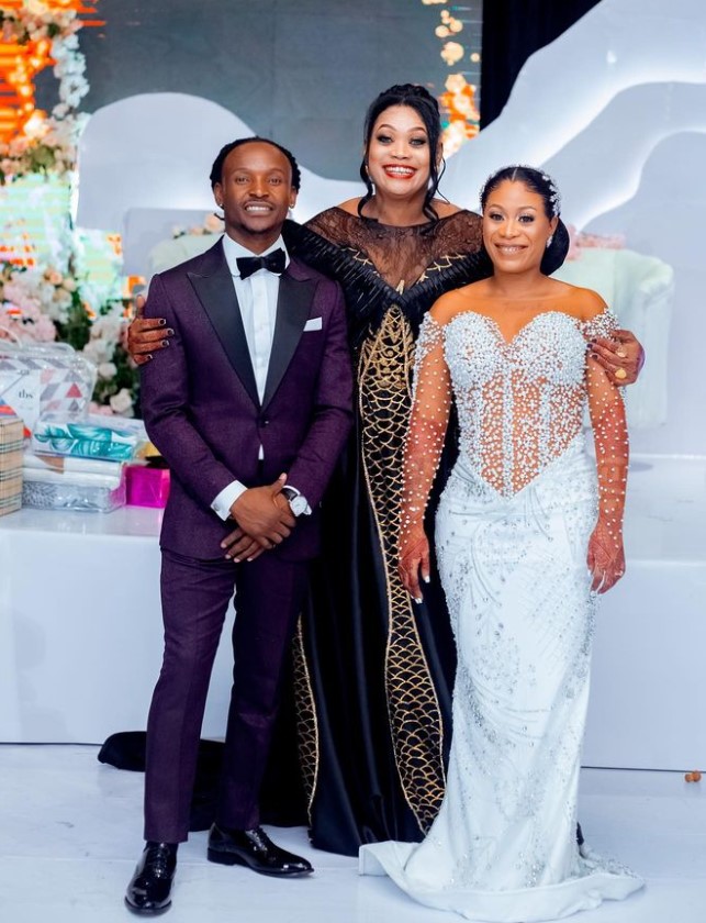 Barnaba Classic and his wife, Raya the Boss, on their wedding day. Image Source: Instagram/rayatheboss