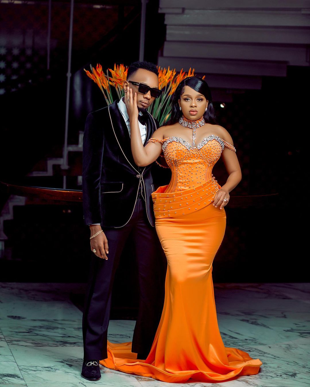 Tanzanian rapper-Billnass and his wife Nandy