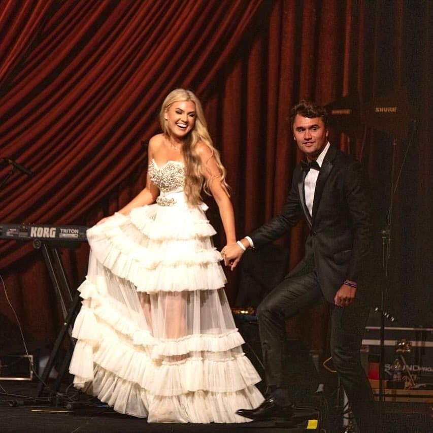 The 31-year-old political pundit married his wife, Erika Frantzve Kirk, in May 2021.
Image Source: Instagram/@charliekirk1776