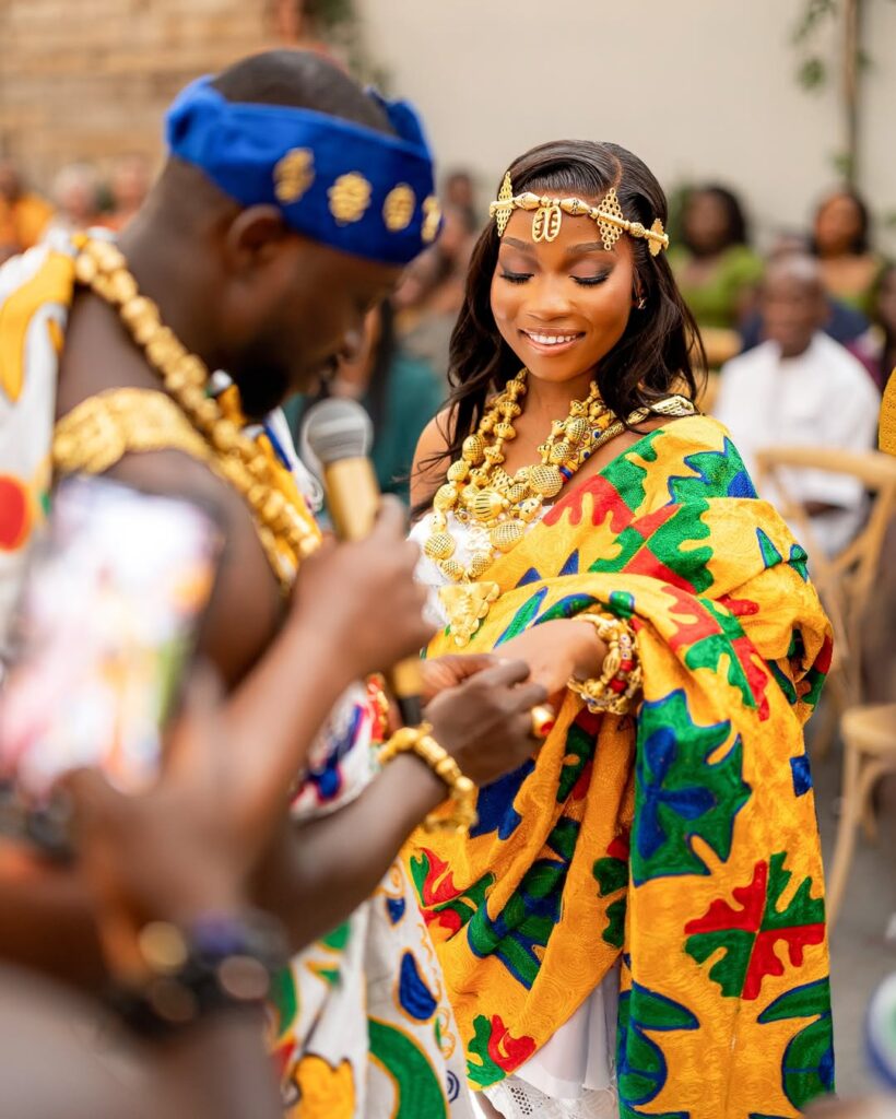Henry and Ruth's traditional wedding. Image Credit: Instagram/Sorce Photography