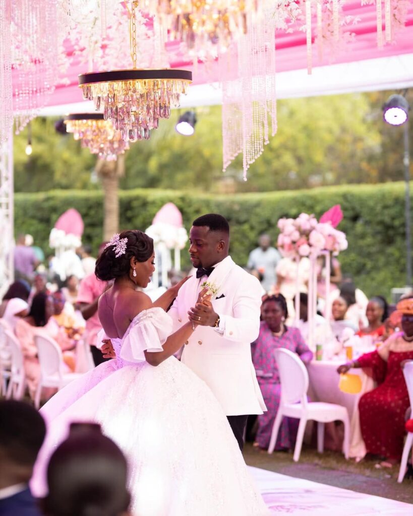 The wedding of Jesildah and Wycie Wycie.
Image Credit: Instagram/focusshotsgh