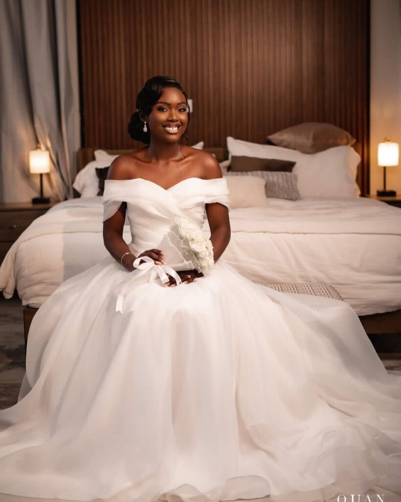 A beautiful bride in her gown from Ruby's Bridal. 
Image Source: Instagram/rubysbridal