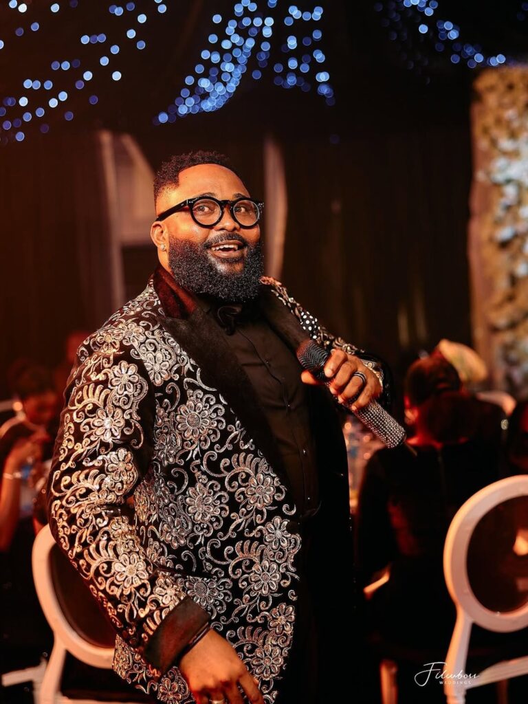 Frank Oyakhilome Richards, better known as MC Frank1010, is one of the biggest wedding MCs in Abuja, Nigeria, who commands the stage with confidence while keeping events lively and fun. Image Source: Instagram/@mcfrank1010