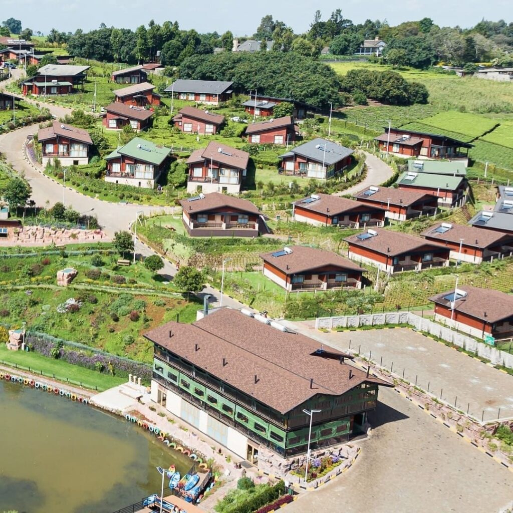 Ridge Cabin Resort, a wedding and event venue in Limuru, Kenya. Image Source: Instagram/@ridgecabinresort