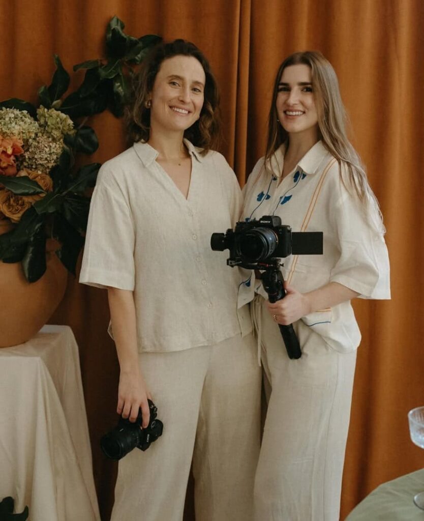 Abigael Thompson Culhan and Chloë Coley Hicks are the brains behind The Wedding Crashers, a South African wedding videography company that specialise in capturing the natural feel of your day and puts your love and romance at the very centre of every film. Image Source: Instagram/@weddingcrashers_  